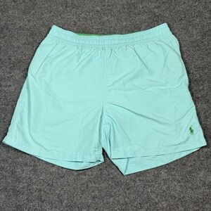 Polo Ralph Lauren Swim Trunks Shorts Men's Size Large Light Blue Pony